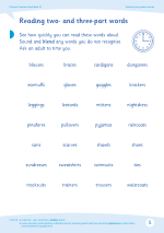 My Letters and Sounds Phonics Practice Pupil Book 10 Activity Page